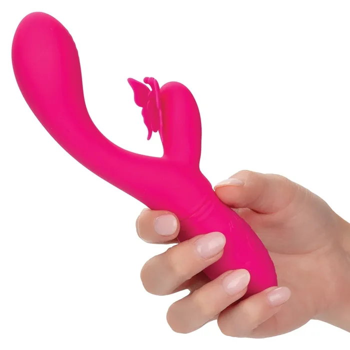 CAL EXOTICS Rechargeable Butterfly Kiss FlutterPink Vibrators