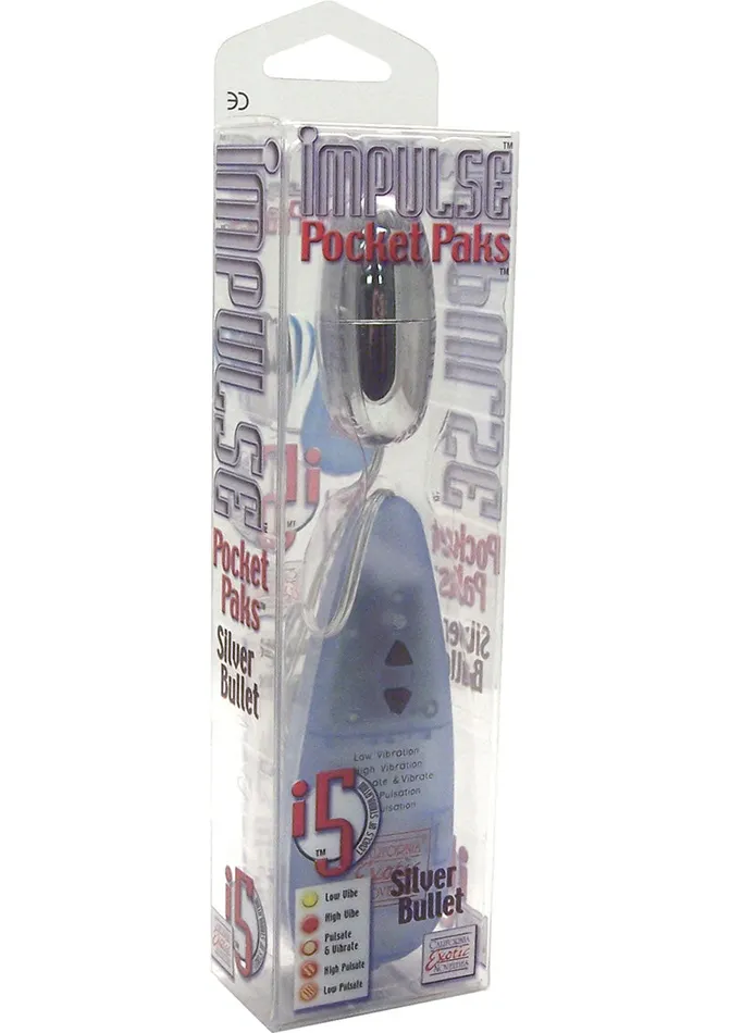 Pocket Exotics Impulse Silver Bullet Pocket Exotics Female Sex Toys Pocket Exotics Impulse Silver Bullet Pocket Exotics Female Sex Toys