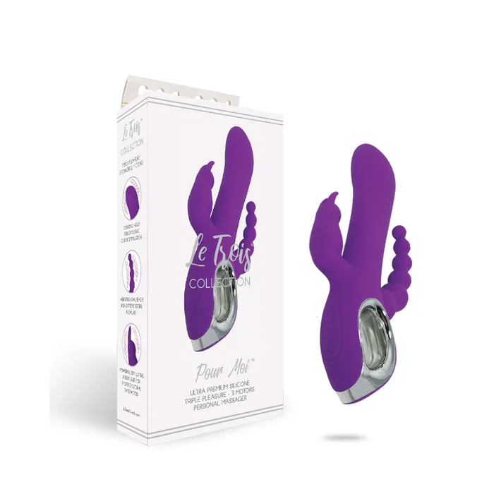 Castle Megastore Vibrators Le Trois Pour Moi Plus Purple