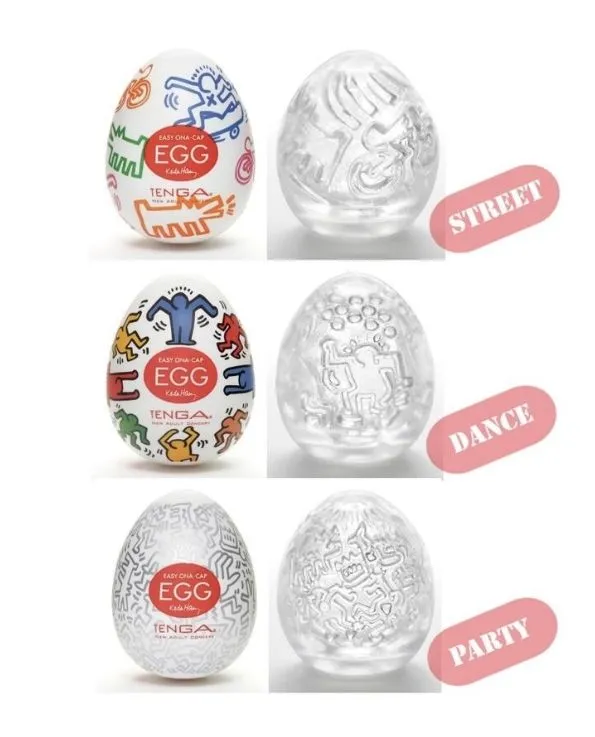 BLITZWERKS Female Sex Toys Tenga x Keith Haring Party Egg