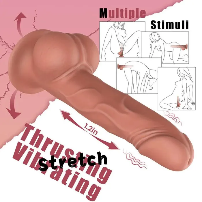 Dildos Xinghaoya Wireless Realisitic Self Thrusting Dildo
