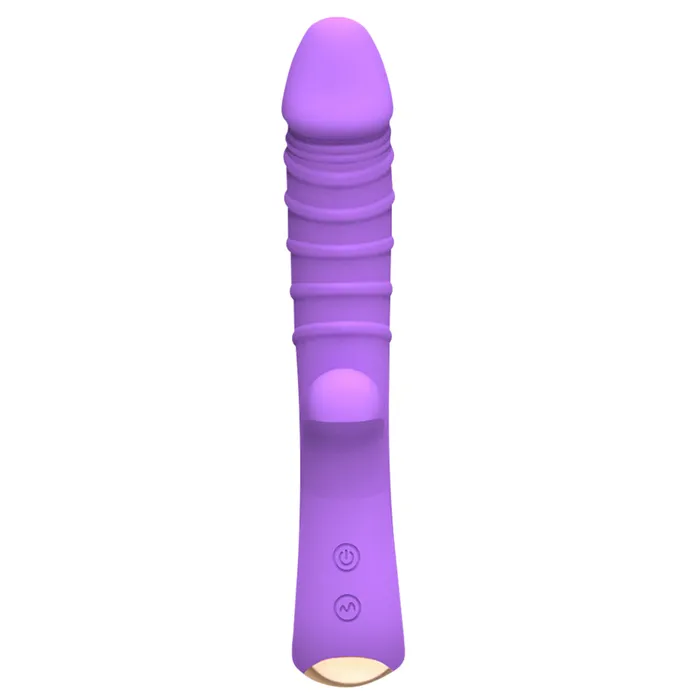 Leto Female Sex Toys Leto Velvet Flexible Phallic Silicone Rabbit Vibrator