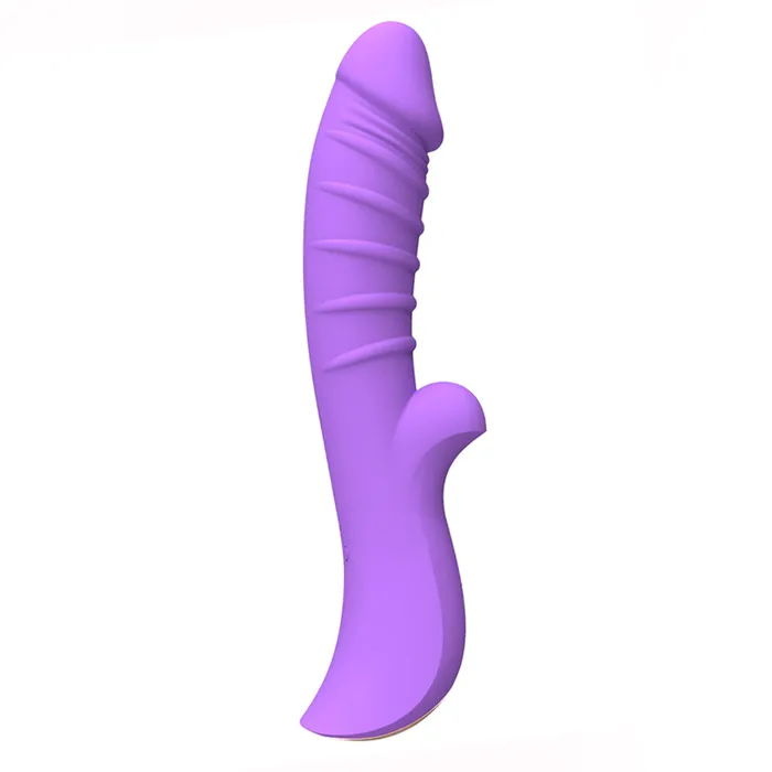 Leto Female Sex Toys Leto Velvet Flexible Phallic Silicone Rabbit Vibrator
