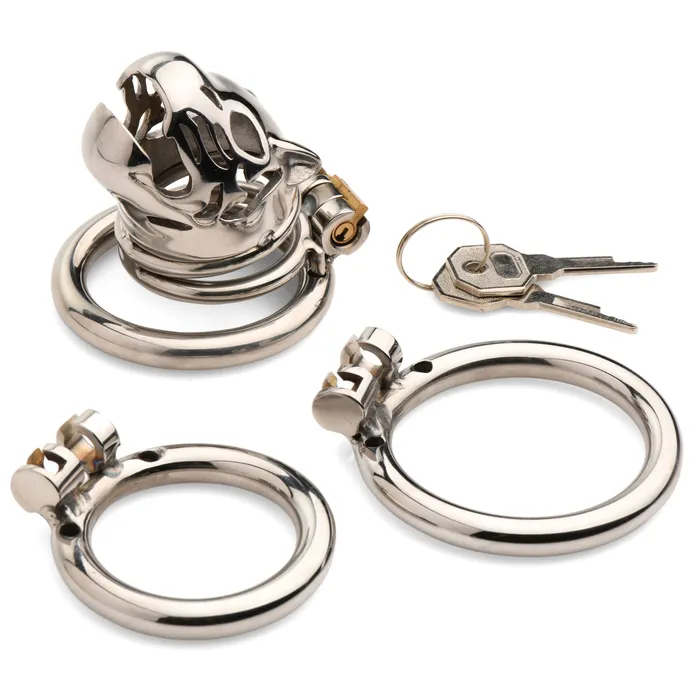 Master Series Caged Cougar Locking Chastity Cage Male Sex Toys