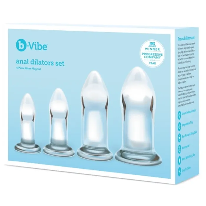bVibe Anal GLASS ANAL DILATORS SET