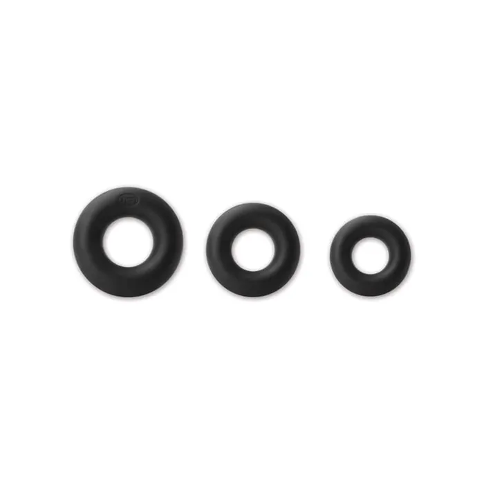 nsnovelties Male Sex Toys Renegade Super Soft Power Rings Black