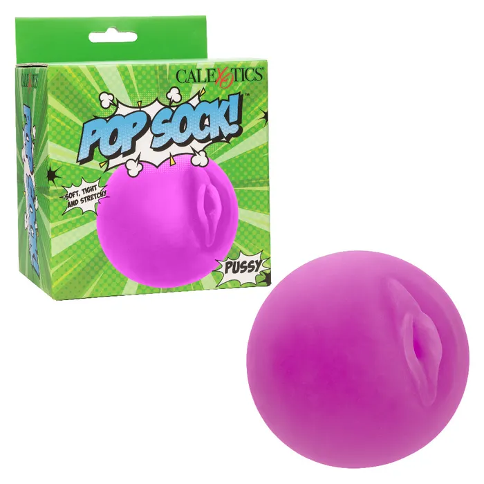 CalExotics Vibrators Pop Sock Pussy Purple CalExotics Vibrators Pop Sock Pussy Purple